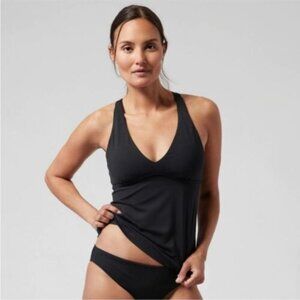 NWT ATHLETA Plunge Tankini Top D-DD